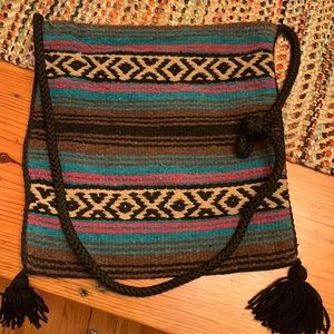 Saddle blanket purse